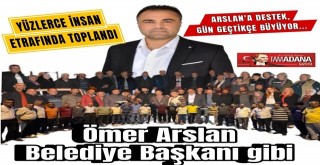 Ömer Arslan'a destek gün geçtikçe büyüyerek devam ediyor