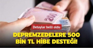 Depremden etkilenen 11 ilde kendi ev ve iş yerlerini yapmak isteyenlere hibe ve faizsiz kredi verilecek..