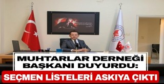Seçmen Listeleri Askıya Çıktı