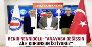 'Anayasa Değişsin Aile Korunsun İstiyoruz'