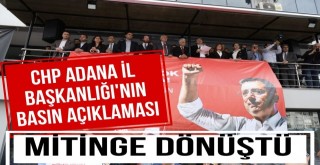 Basın Açıklaması Mitinge Dönüştü