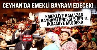 Ceyhanda Emeklilere Destek Sürüyor