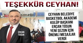 Başkan Tosun Yeni Sezon İçin Önemli Mesajlar Verdi