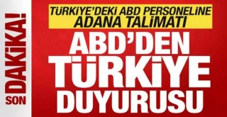 ABD'den Türkiye'ye Seyahat Uyarısı