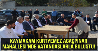 Ceyhan Kaymakamı Ramazan Kurtyemez Agaçpınar Mahallesi'nde Vatandaşlarla Buluştu!