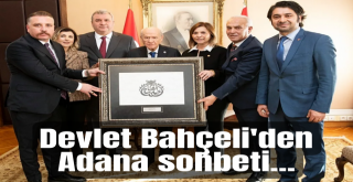 Devlet Bahçelİ'den Adana sohbeti...