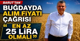 Barut’tan buğdayda alım fiyatı çağrısı; 