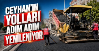 Ceyhan'da Asfalt Çalışmaları Sürüyor
