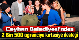 Ceyhan Belediyesi’nden 2 Bin 500 Öğrenciye Kırtasiye Desteği