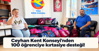 CEYHAN KENT KONSEYİ’NDEN 100 ÖĞRENCİYE KIRTASİYE DESTEĞİ